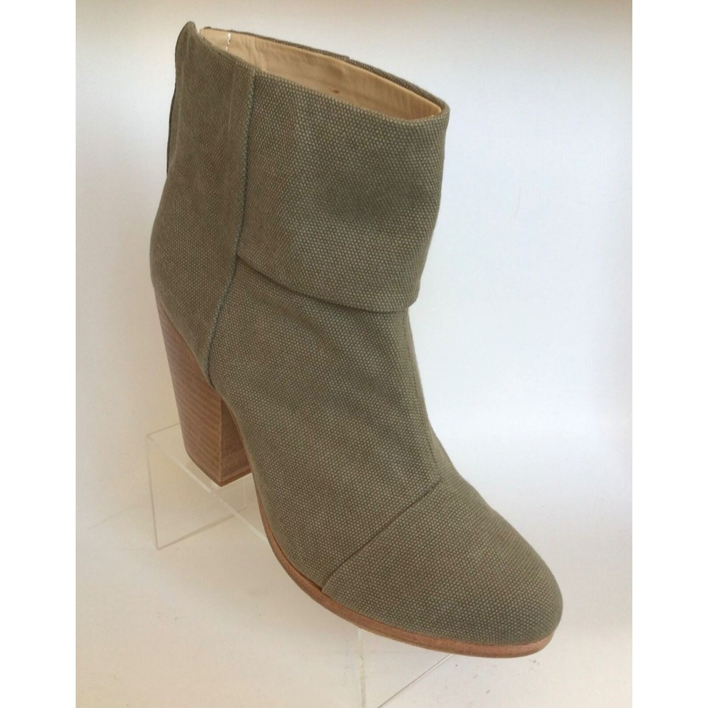 NEW RAG & BONE Stonewall Green Classic Newbury Ankle Boots (Size 40) - MSRP $495 - Picture 2 of 11